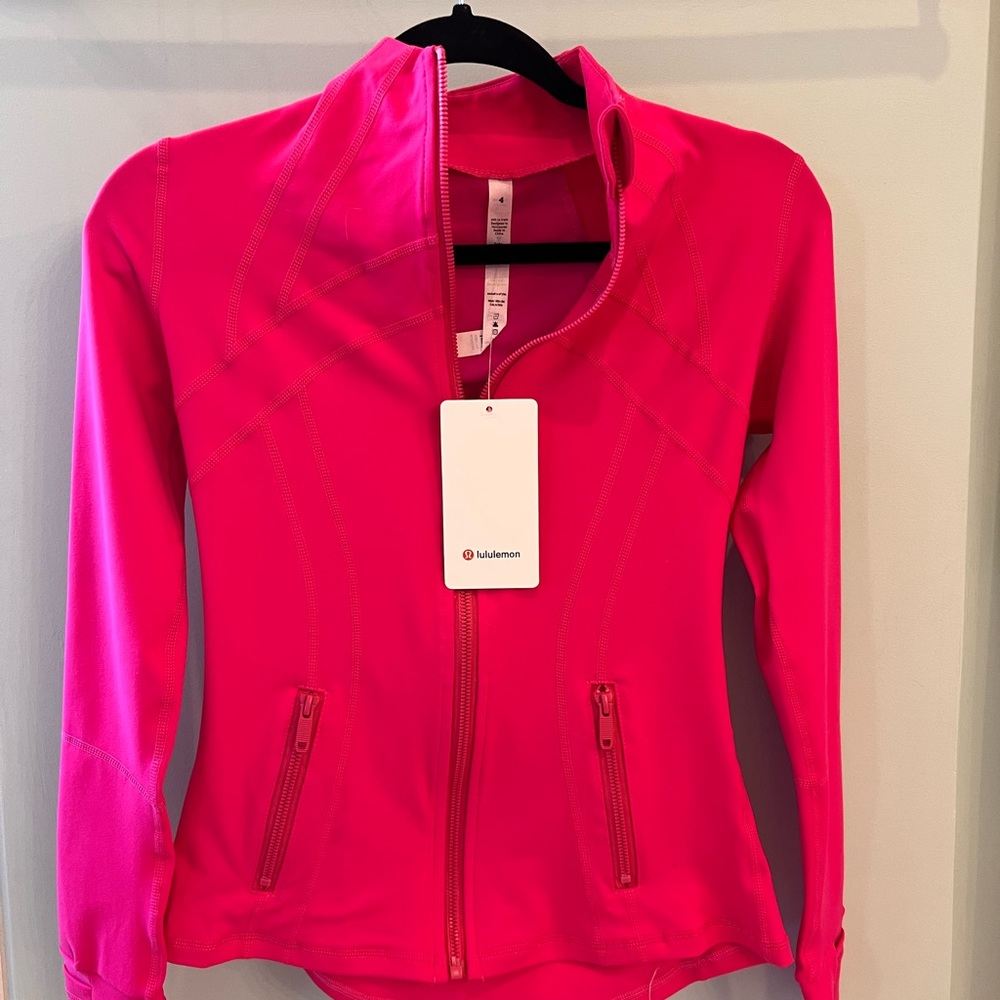 Brand new (with tags) lululemon (replica) pink define jacket